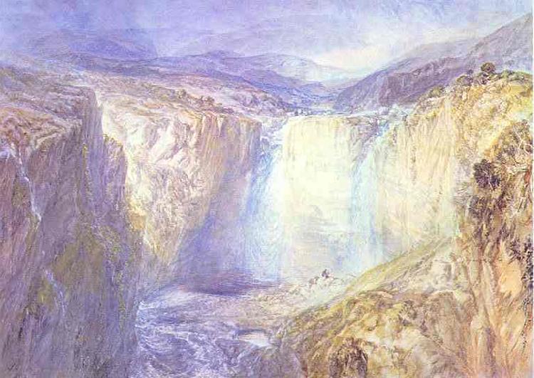 J.M.W. Turner Fall of the Tees, Yorkshire oil painting image